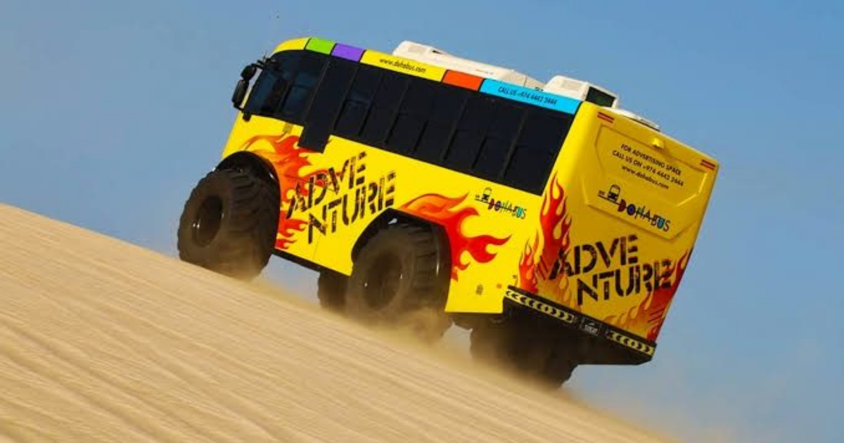 Qatar Desert – Monster Bus Tour · Yalator